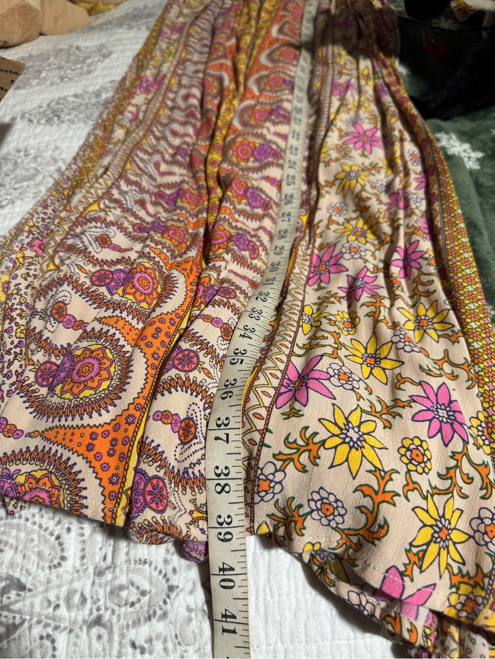 Spell Boho Blossom Side Slit skirt - Picture 6 of 6